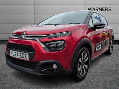 Used Citroën C3 PureTech 82 HP (60 kW) 2024 Red Hatchback