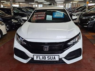 White Used 2018 Honda Civic SE Hatchback | £9,995 (Expensive)