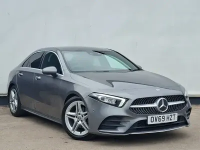 Used Mercedes A180 AMG Line Premium 136 HP (100 kW) 2019 Grey Sedan