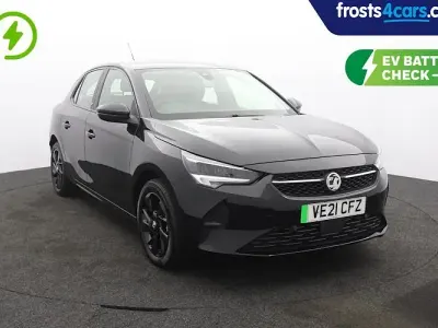 Used Vauxhall Corsa-e 100 kW (136 HP) 2021 Black Hatchback