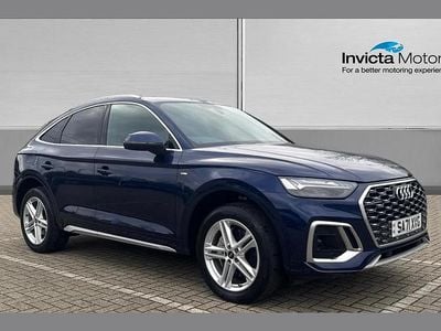 Blue Used 2021 Audi Q5 Sportback S-Line SUV | £27,599 (Good price)