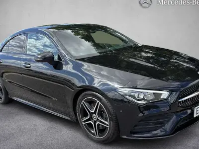 Used Mercedes CLA220 AMG line 190 HP (139 kW) 2022 Black Coupe