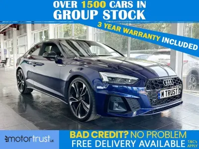 Used Audi A5 Performance 204 HP (150 kW) 2021 Blue Coupe