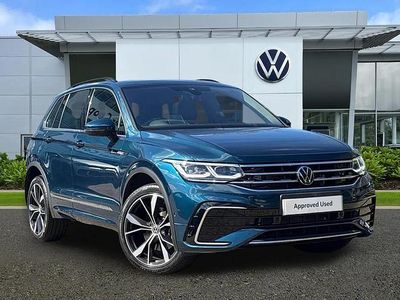 Used VW Tiguan R-line 245 HP (180 kW) 2022 Blue SUV