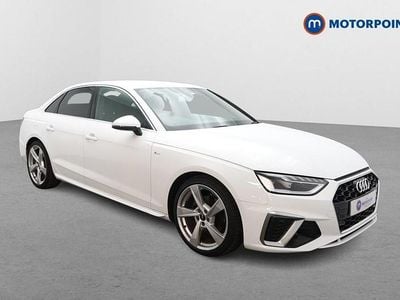 Used Audi A4 S-Line 2022 White Sedan
