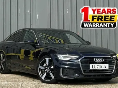 Used Audi A6 S-Line 2021 Blue Sedan