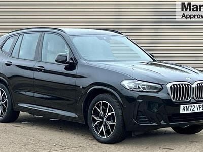 Black Used 2022 BMW X3 M Sport SUV | £32,461 (Fair price)