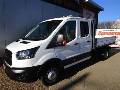 used Ford Transit 350 L3 7 SEAT CREW CAB TIPPER TRUCK SERVICE HISTORY EURO 6 / ULEZ COMPLIANT