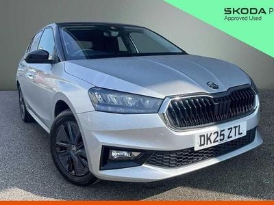 Used Skoda Fabia Design Edition 94 HP (69 kW) 2025 Brilliant silver metallic black magic pearl effect Hatchback