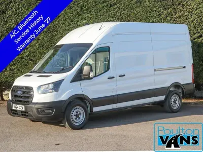 Used Ford Transit 105 HP (77 kW) 2024 White Van
