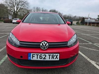 Used VW Golf VII Match 105 HP (77 kW) 2012 Red Hatchback
