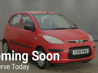 Used Hyundai i10 Classic 77 HP (56 kW) 2010 Red Hatchback