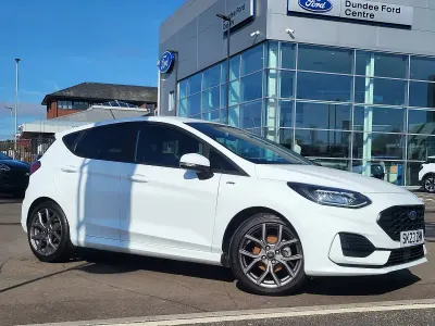 Used Ford Fiesta ST-Line 125 HP (91 kW) 2023 White Hatchback