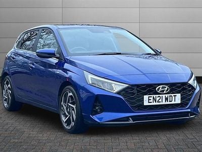 Blue Used 2021 Hyundai i20 Premium Hatchback | £12,490 (Fair price)