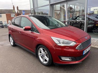 Used Ford C-MAX Titanium X 125 HP (91 kW) 2017 Red MPV