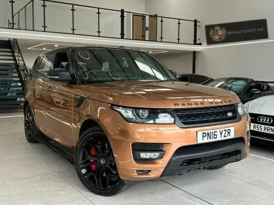 Used Land Rover Range Rover Sport Autobiography Dynamic 306 HP (225 kW) 2016 Orange SUV