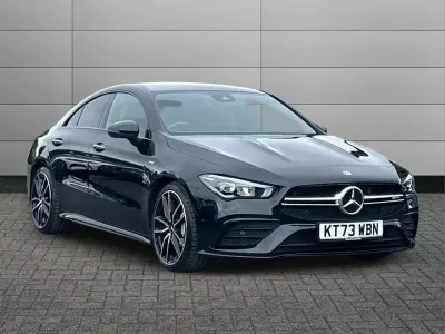 Used Mercedes CLA35 AMG Premium 306 HP (225 kW) 2023 Black Coupe