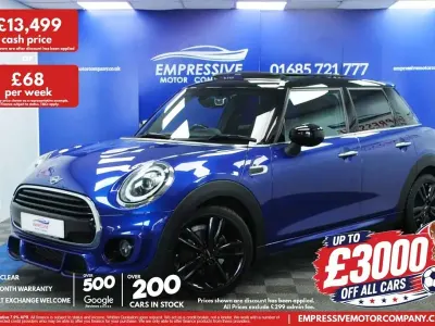 Used Mini Cooper Hatch 136 HP (100 kW) 2019 Blue Hatchback