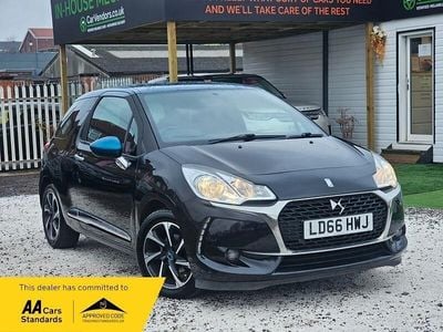 Used DS Automobiles DS3 Elegance 110 HP (80 kW) 2016 Black Hatchback