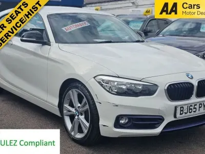 Used BMW 120 Sport Line 177 HP (130 kW) 2015 White Hatchback