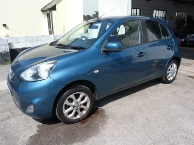Used Nissan Micra Acenta 80 HP (58 kW) 2014 Blue Hatchback