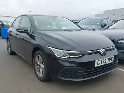 Used VW Golf VIII Life 130 HP (95 kW) 2022 Black Hatchback