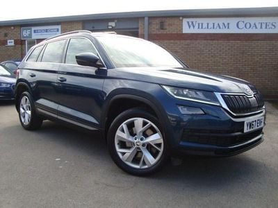 Begagnad Skoda Kodiaq SE L 190 HK (139 kW) 2018 Blå SUV