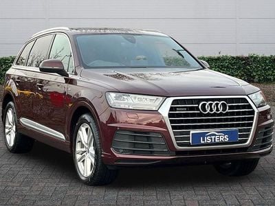 Red Used 2015 Audi Q7 S-Line SUV | £17,990 (Expensive)