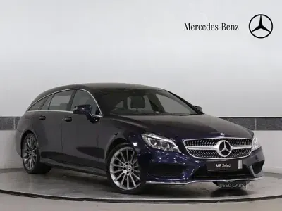 Used Mercedes CLS350 AMG line 2017 Blue Estate