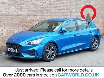 Used Ford Focus ST-Line 150 HP (110 kW) 2019 Blue Hatchback