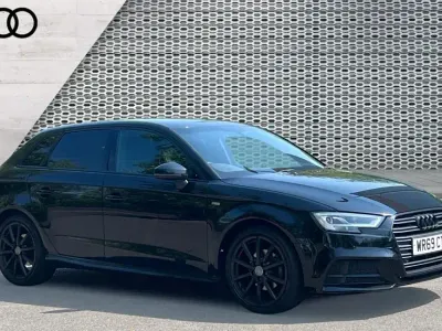 Used Audi A3 Black Edition 150 HP (110 kW) 2019 Black Sedan