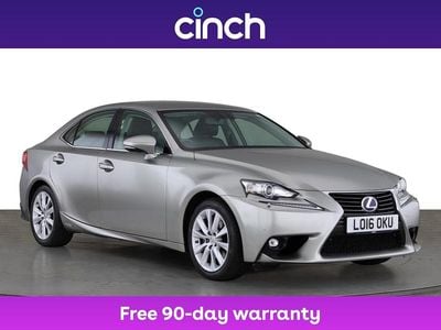 Silver Used 2016 Lexus IS300h Sedan | £13,399 (Fair price)