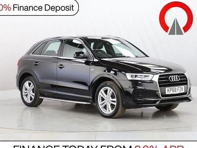 Used Audi Q3 S-Line 150 HP (110 kW) 2018 Black SUV