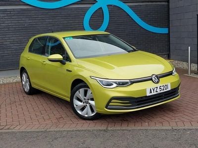 Used VW Golf VII Style 150 HP (110 kW) 2020 Yellow Hatchback