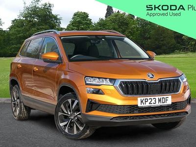 Used Skoda Karoq SE L 150 HP (110 kW) 2023 Orange SUV