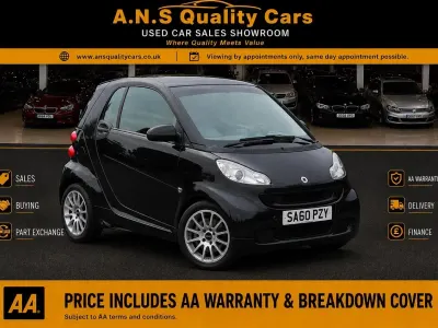 Used Smart ForTwo Coupé Passion 2010 Black Coupe