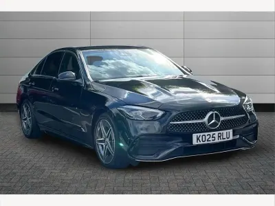 Used Mercedes C200 AMG line 224 HP (164 kW) 2025 Black Sedan