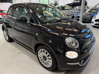 Used Fiat 500 Lounge 69 HP (50 kW) 2018 Black Hatchback