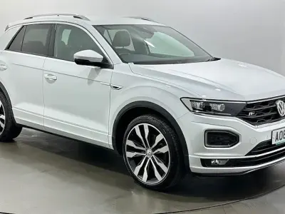 Used VW T-Roc R-line 116 HP (85 kW) 2019 White SUV