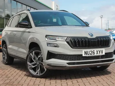 New Skoda Karoq SportLine 150 HP (110 kW) 2026 Meteor grey SUV
