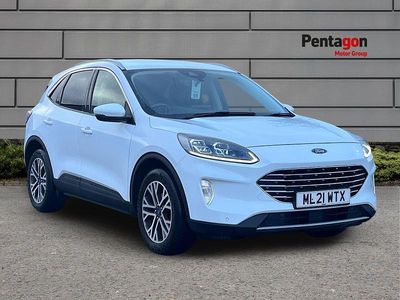 White Used 2021 Ford Kuga Titanium SUV | £16,495 (Fair price)