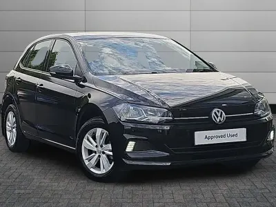Used VW Polo SE 95 HP (69 kW) 2019 Black Hatchback