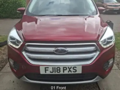 Used Ford Kuga Titanium 120 HP (88 kW) 2018 Red SUV
