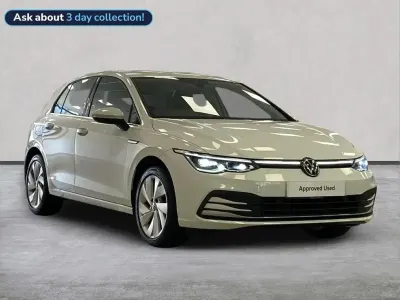 Used VW Golf VIII Style 150 HP (110 kW) 2022 White Hatchback