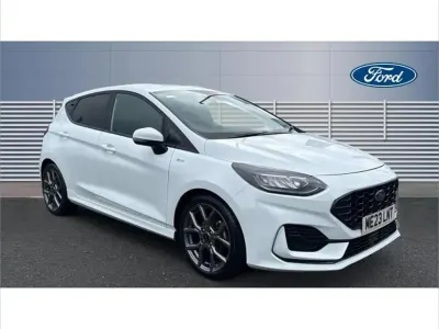 Used Ford Fiesta ST-Line 123 HP (90 kW) 2023 White Hatchback