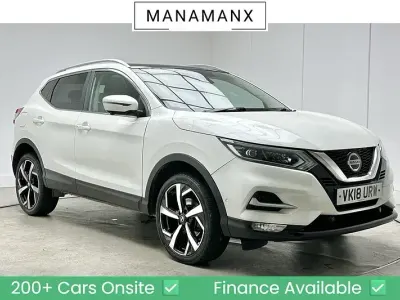 Used Nissan Qashqai Tekna 2018 White SUV