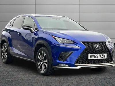 Used Lexus NX300h Sport Line 197 HP (144 kW) 2019 Azure blue SUV