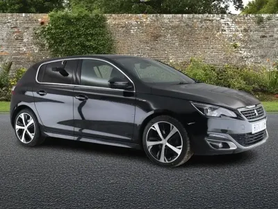 Used Peugeot 308 GT-line 150 HP (110 kW) 2016 Black Hatchback