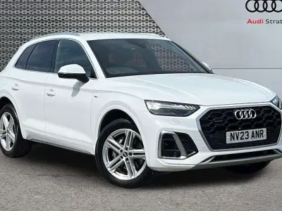 Used Audi Q5 S-Line 204 HP (150 kW) 2023 White SUV