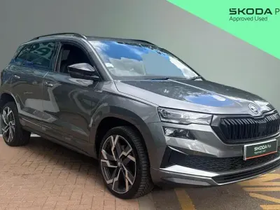 Used Skoda Karoq SportLine 150 HP (110 kW) 2024 Grey SUV